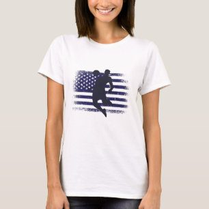 T-shirt Maillot de footballeur de la sélection américaine