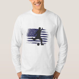 T-shirt Maillot de footballeur de la sélection américaine