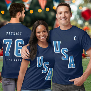 T-shirt Maillot de hockey sur glace USA pour le 250e anniv