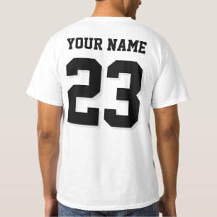 T-shirt Maillot de sport personnalisé avec nom et numéro