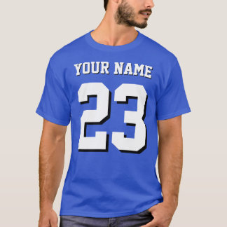 T-shirt Maillot de sport personnalisé nom et numéro