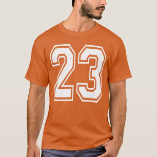 T-shirt Maillot de sport uniforme numéroté Numéro 23 23ème