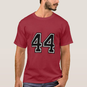 T-shirt Maillot de sport universitaire numéro 44 44e ann