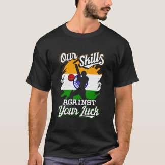 T-shirt Maillot de test-match indien de l'équipe de cricke