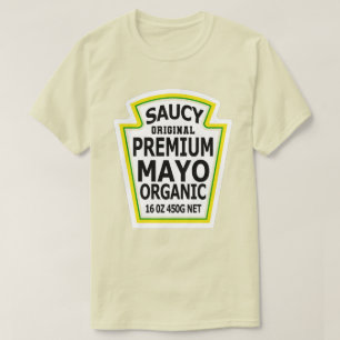 T-shirt maillot d'Halloween paquet mayonnaise