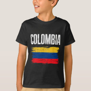T-shirt Maillot drapeau Colombie Équipe de football colomb