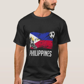 T-shirt Maillot drapeau Philippines Équipe de football phi