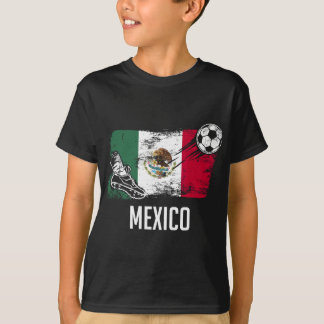 T-shirt Maillot du drapeau du Mexique Équipe de football m