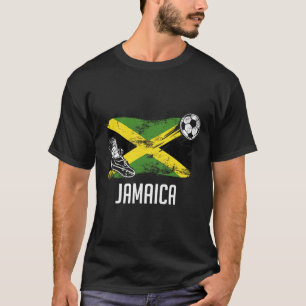 T-shirt Maillot Jamaïcain à Drapeau Jamaïcain Équipe de Fo