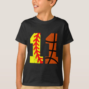 T-shirt Maillot numéro 11 Softll Sketll Anniversaire drôle