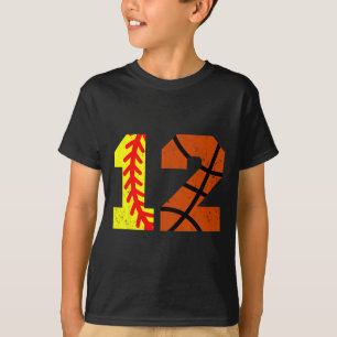 T-shirt Maillot numéro 12 Softll Sketll Anniversaire drôle