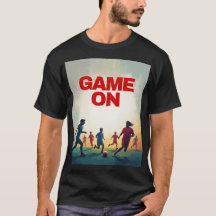 "Maillots de foot rétro vintage Game On"