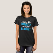 T-shirt Mailman Facile Distrait Postman Mail Carrier (Devant entier)
