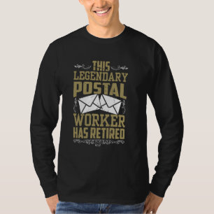 T-shirt Mailman Postal Worker Office Us Postal Service 8