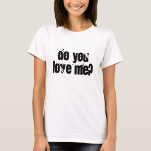 T-shirt M'aimes-tu ? Chemise Question Amour Relation