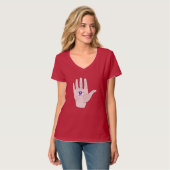 T-shirt Main avec l'oeil (Devant entier)
