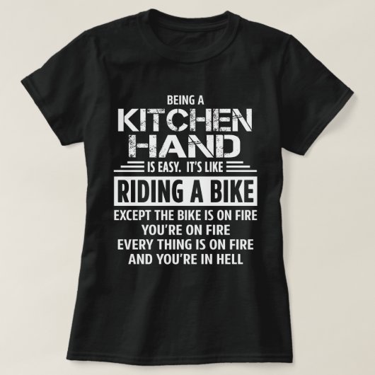 T-shirt Main de cuisine (Design devant)