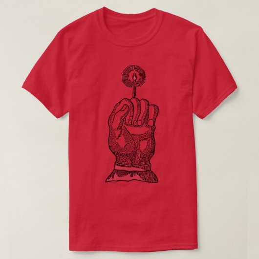 T-shirt Main de gloire Macabre Fan Art1 (Design devant)