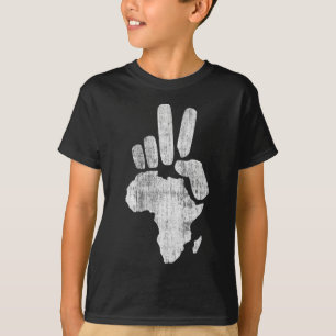 T-shirt main de paix du Darfour Afrique