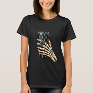 T-shirt Main de squelette avec ailes Tasse de voyage occid