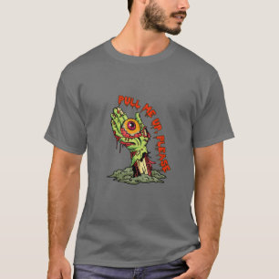 T-shirt Main de zombie Creepy Halloween Pull Main de pouls