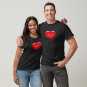 T-shirt Main Drawn Heart Leigh (Unisexe)