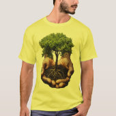 T-shirt main et arbre de vie (Devant)