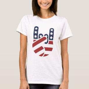 T-shirt Main Etats-Unis de roche