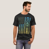 T-shirt Main jaune de cuisine (Devant entier)