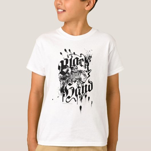 T-shirt Main noire - Collage (Devant)