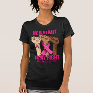 T-shirt Main Son Combat Est Mon Combat Conscience Du Cance