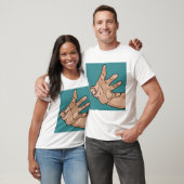 T-shirt Main tendue en perspective (Unisexe)