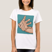 T-shirt Main tendue en perspective (Devant)