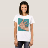 T-shirt Main tendue en perspective (Devant entier)