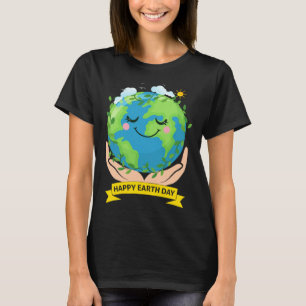 T-shirt Main Terre Réchauffement Climatique Changement Cli