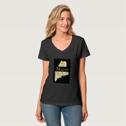 T-SHIRT MAINE (Devant entier)
