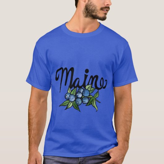 T-shirt Maine Blueberries 1 (Devant)