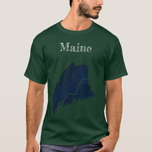 T-shirt Maine Comtés & Interstates (Devant)