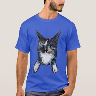 T-shirt Maine Coon Art Dilute Calico Cat