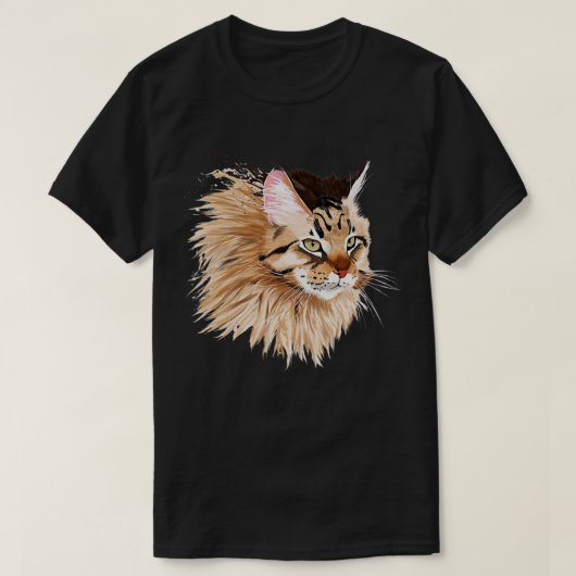 T-shirt Maine Coon Cat 1 (Design devant)