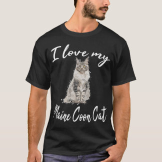 T-shirt Maine Coon Cat Cats chaton kitten Maine Coon motif