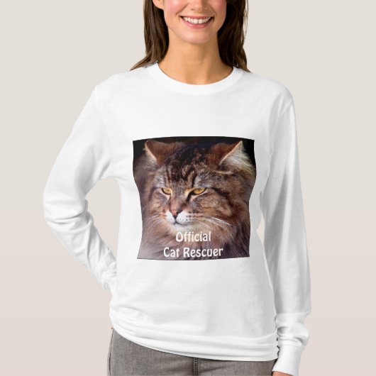 T-shirt Maine Coon Fluffy Kitty Chat-lover Collection (Devant)