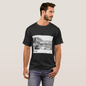 T-shirt Maine États-Unis 2 (Devant entier)