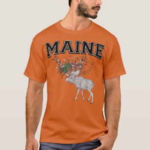 T-shirt Maine Moose Cadeau pour hommes femmes et enfants