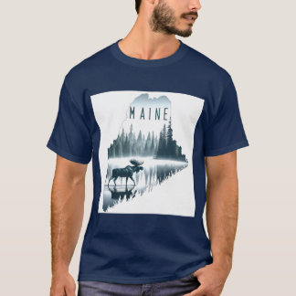 T-shirt Maine Orignal