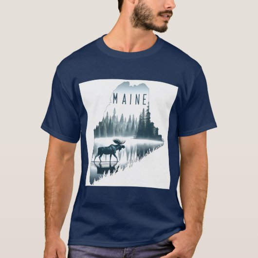 T-shirt Maine Orignal (Devant)
