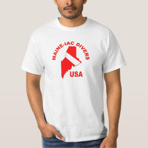 T-shirt Maineiac Divers Classic Logo ValueT-shirt