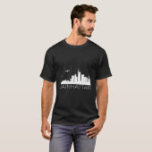 T-shirt Mainhattan Frankfurt Skyline Humour amusant (Devant entier)