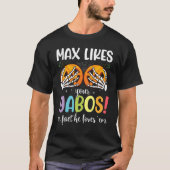 T-shirt Mains Citrouille Bubs Max Aime Vos Yabos En Fait H (Devant)