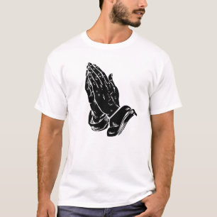 T-shirt Mains Dans La Prière
